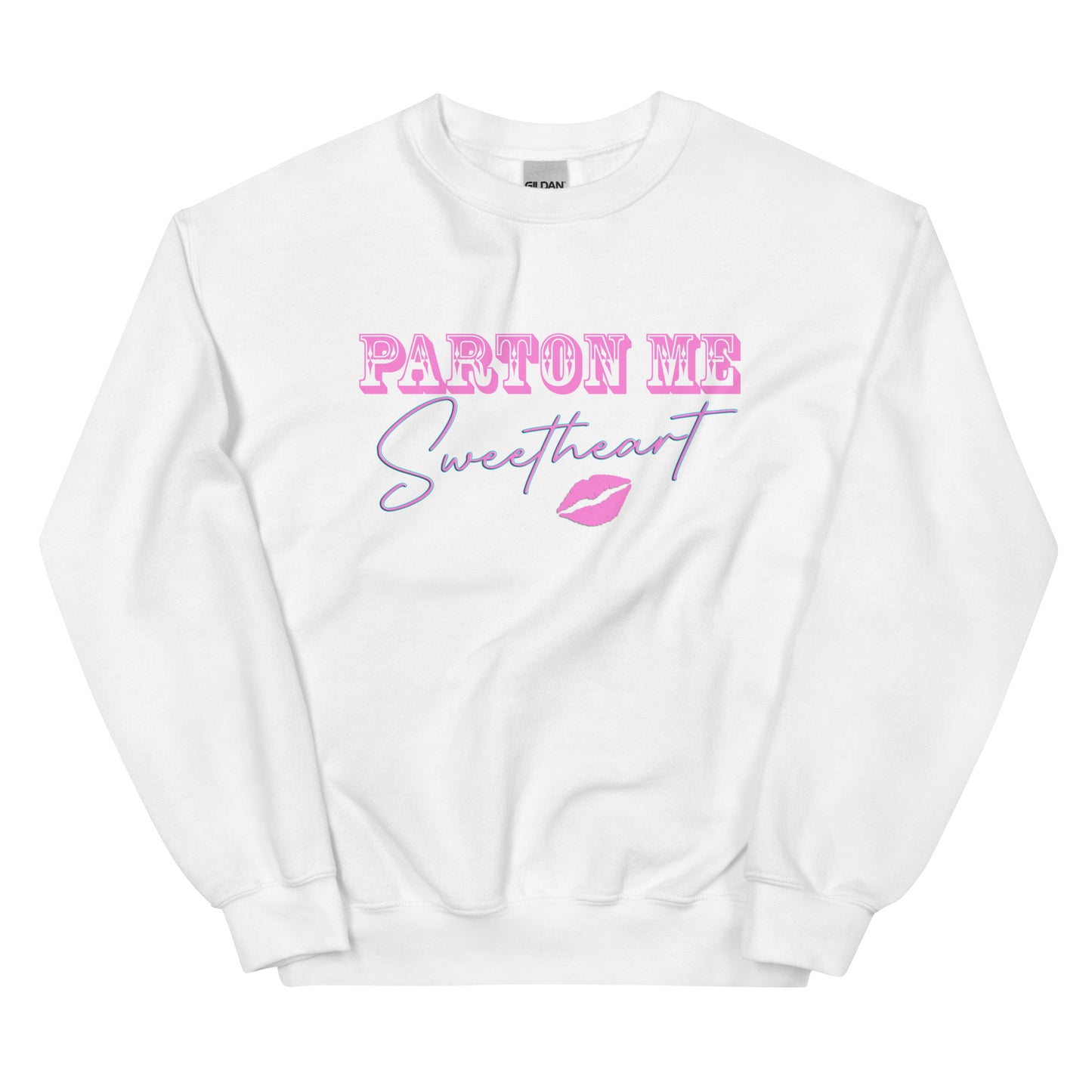 Custom Parton Me Sweetheart Dolly Retro Graphic Unisex Sweatshirt
