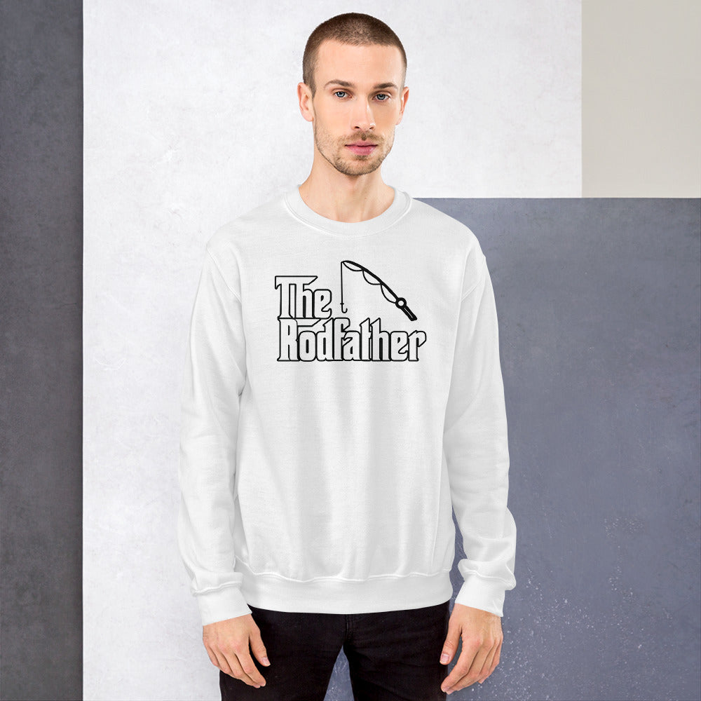 Custom The Rodfather Godfather Fishing Retro Graphic Unisex Sweatshirt