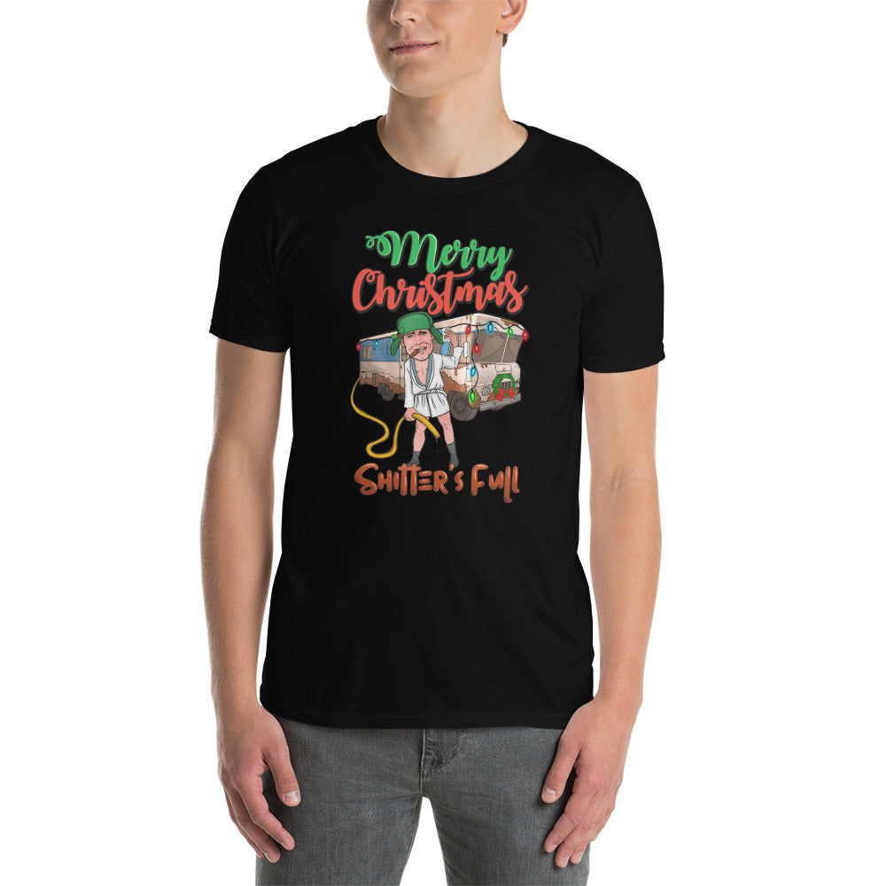 Custom Merry Christmas Sh*tter's Full Retro Graphic Short-Sleeve Unisex T-Shirt