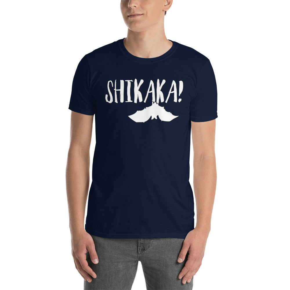 Custom SHIKAKA Bat Ace Ventura Pet Detective Retro Graphic Short Sleeve Unisex T Shirt