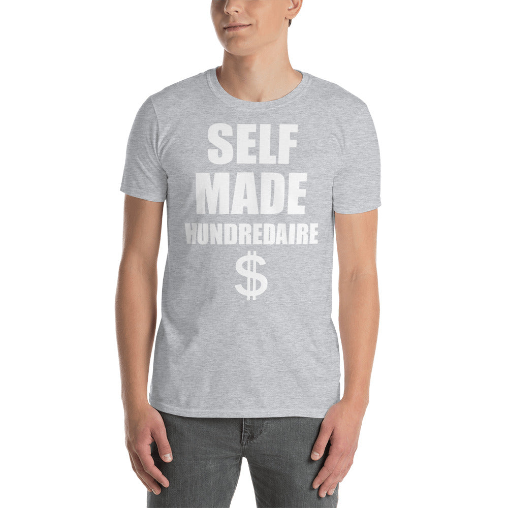 Custom Self Made Hundredaire Retro Graphic Short-Sleeve Unisex T-Shirt
