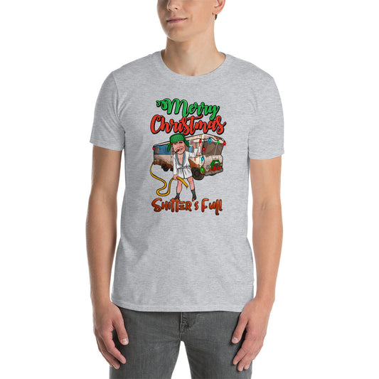 Custom Merry Christmas Sh*tter's Full Retro Graphic Short-Sleeve Unisex T-Shirt