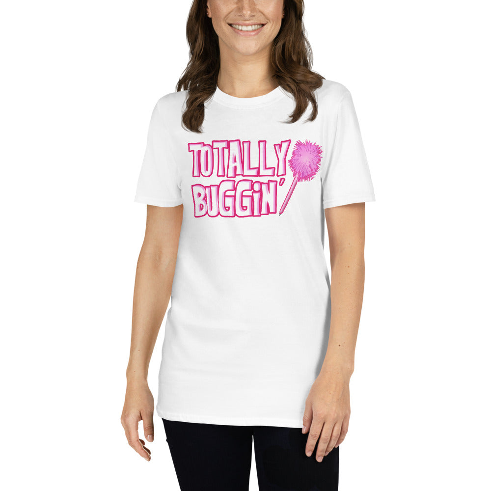 Custom Totally Buggin' Cher Clueless Retro Graphic Short-Sleeve Unisex T-Shirt