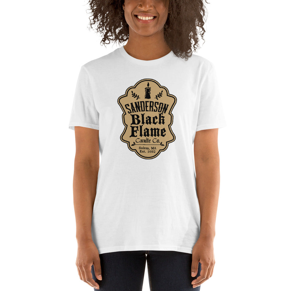 Custom Sanderson Black Flame Candle Co. Hocus Pocus Retro Graphic Short-Sleeve Unisex T-Shirt