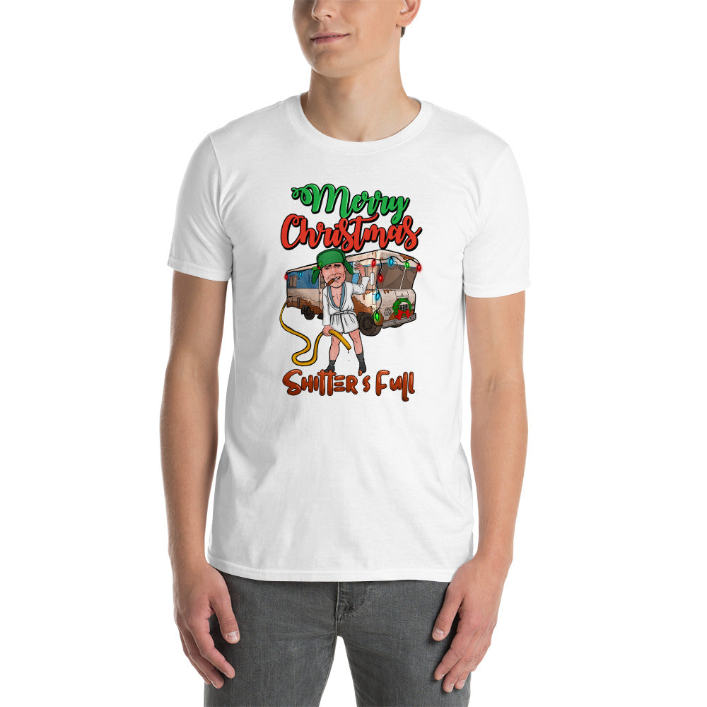 Custom Merry Christmas Sh*tter's Full Retro Graphic Short-Sleeve Unisex T-Shirt