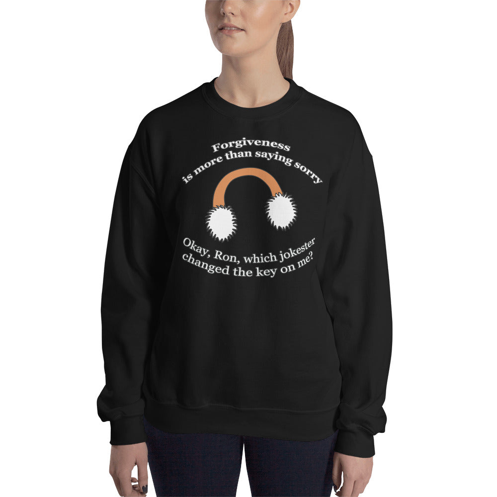 Custom Forgiveness Is More Than Saying Sorry Just Friends Samantha James Retro Graphic Unisex Sweatshirt