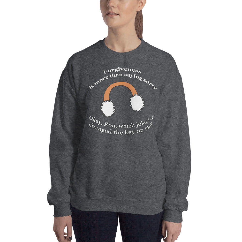Custom Forgiveness Is More Than Saying Sorry Just Friends Samantha James Retro Graphic Unisex Sweatshirt