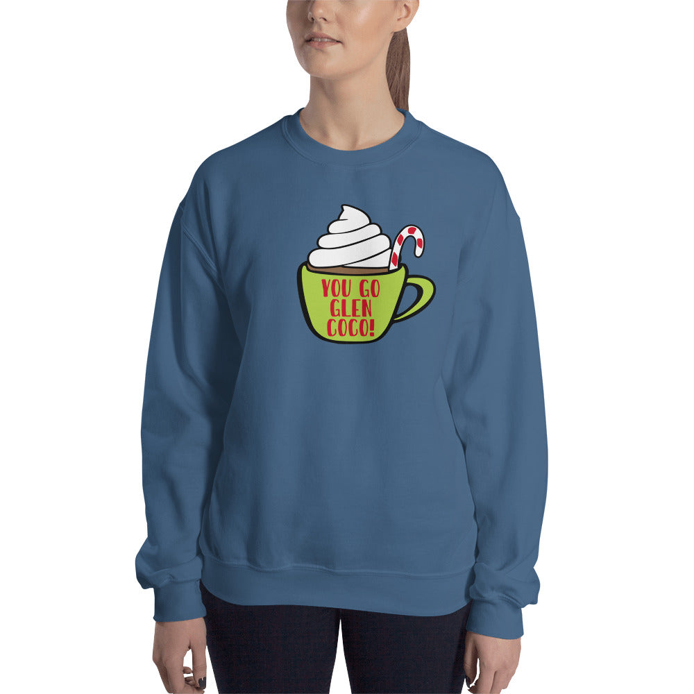 Custom You Go Glenn Coco Mean Girls Hot Chocolate Cocoa Retro Graphic Unisex Sweatshirt
