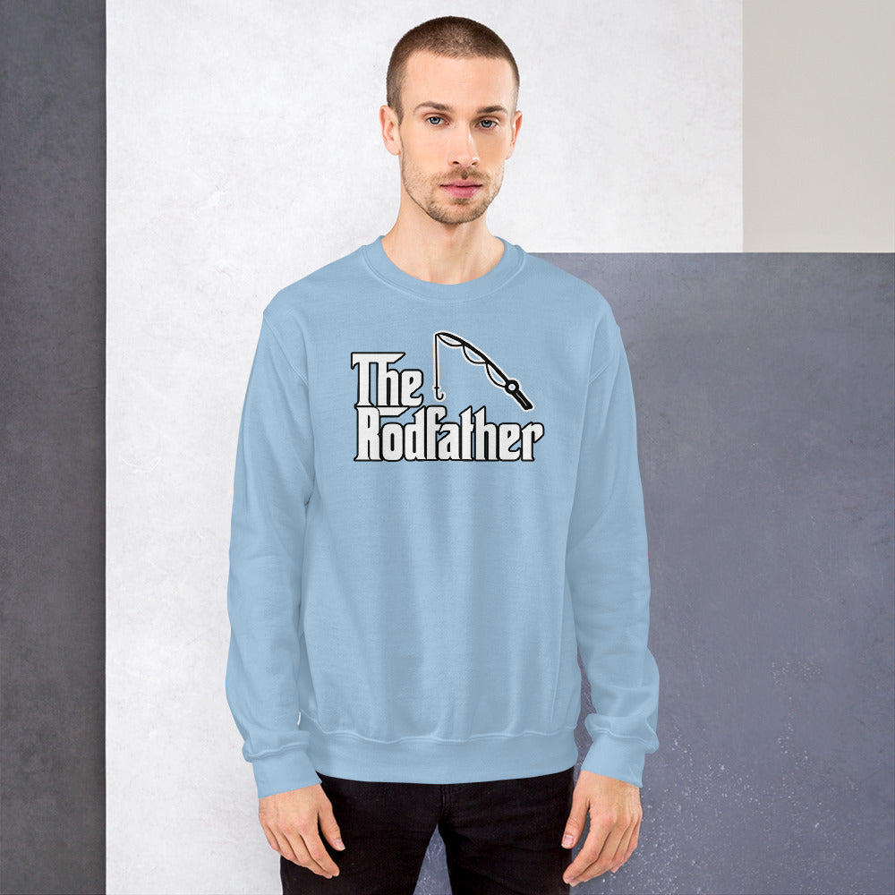 Custom The Rodfather Godfather Fishing Retro Graphic Unisex Sweatshirt