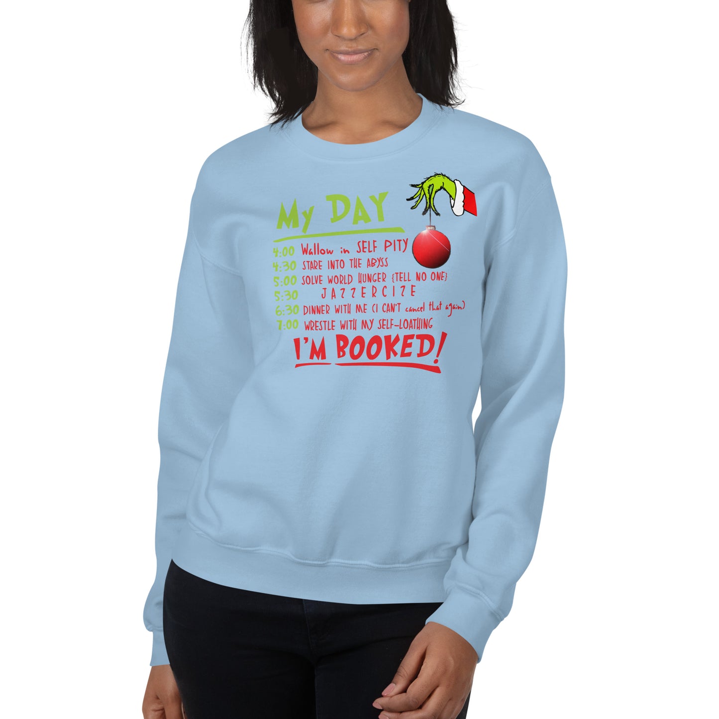 Custom I'm Booked Christmas Retro Graphic Unisex Sweatshirt