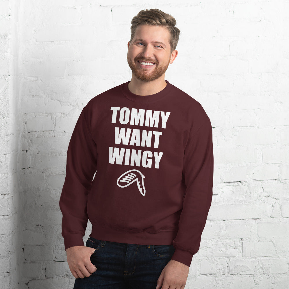 Custom Tommy Want Wingy Retro Tommy Boy Graphic Unisex Sweatshirt