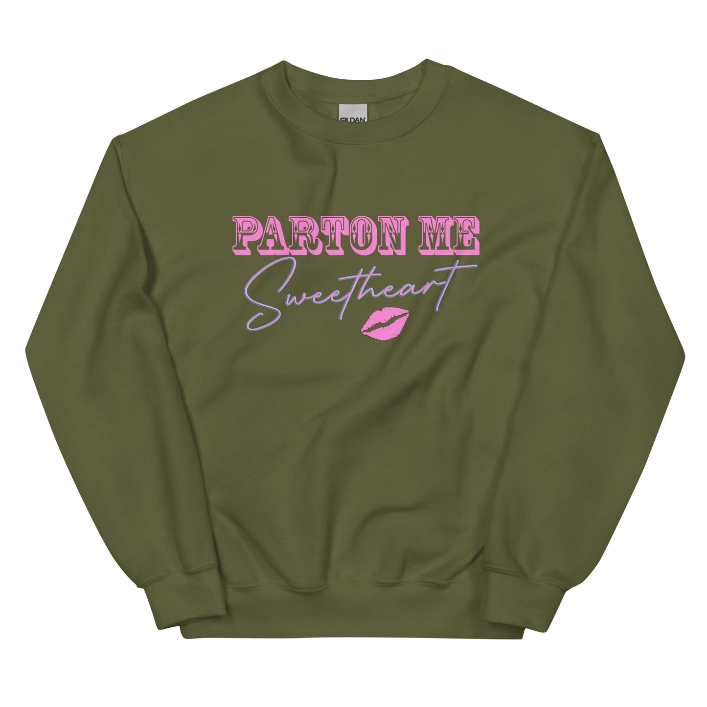 Custom Parton Me Sweetheart Dolly Retro Graphic Unisex Sweatshirt
