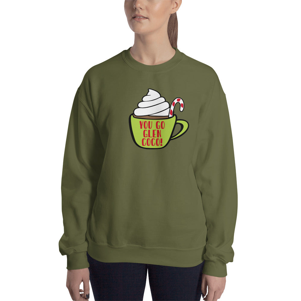 Custom You Go Glenn Coco Mean Girls Hot Chocolate Cocoa Retro Graphic Unisex Sweatshirt