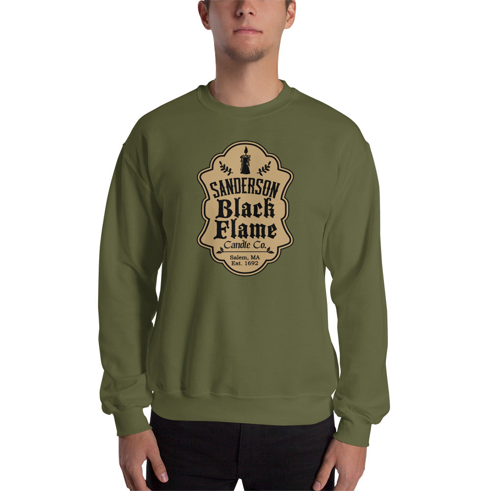Custom Sanderson Black Flame Candle Co. Hocus Pocus Retro Graphic Unisex Sweatshirt