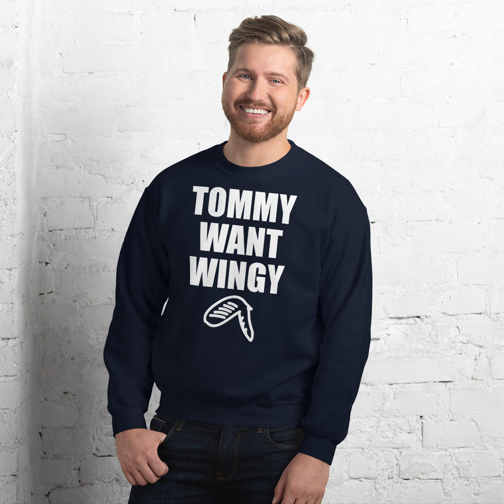 Custom Tommy Want Wingy Retro Tommy Boy Graphic Unisex Sweatshirt
