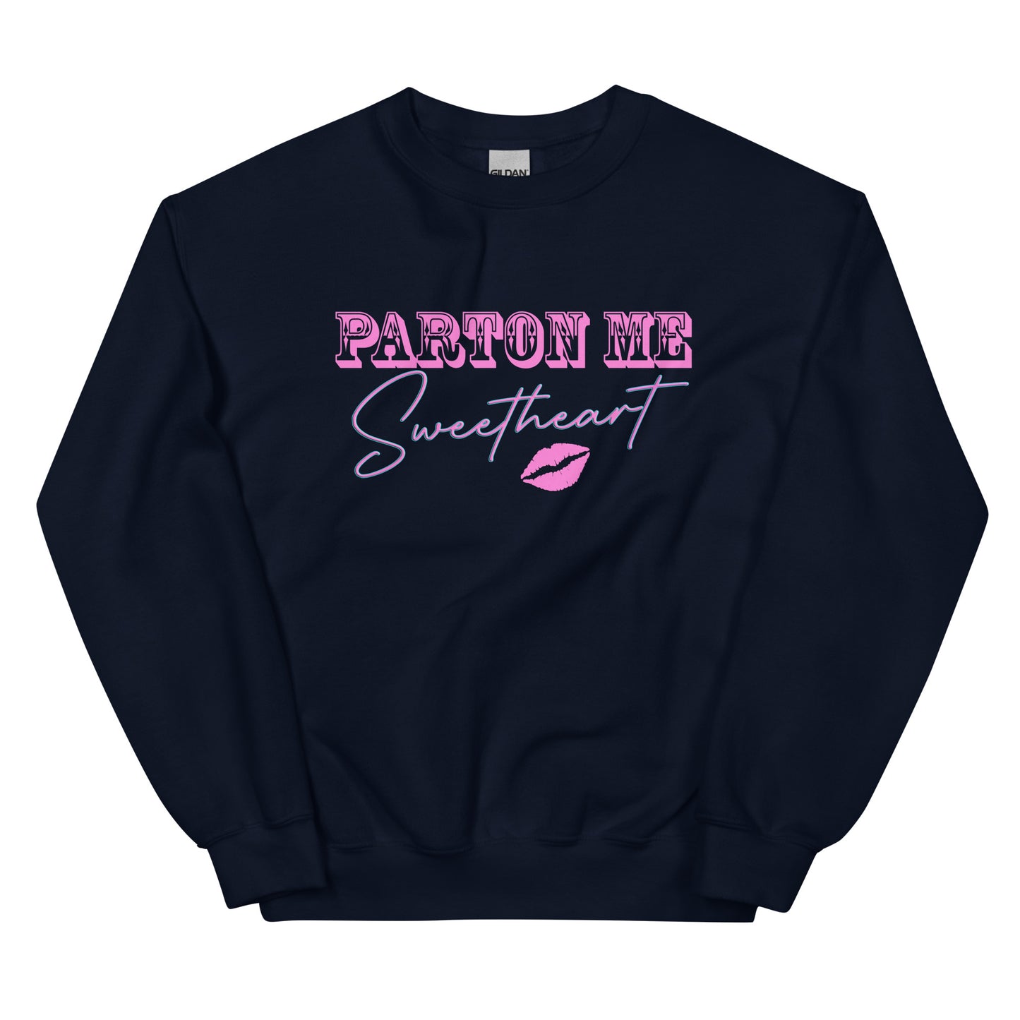 Custom Parton Me Sweetheart Dolly Retro Graphic Unisex Sweatshirt