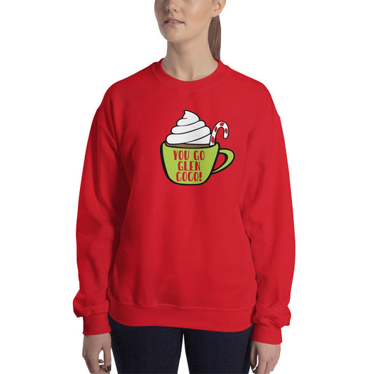 Custom You Go Glenn Coco Mean Girls Hot Chocolate Cocoa Retro Graphic Unisex Sweatshirt