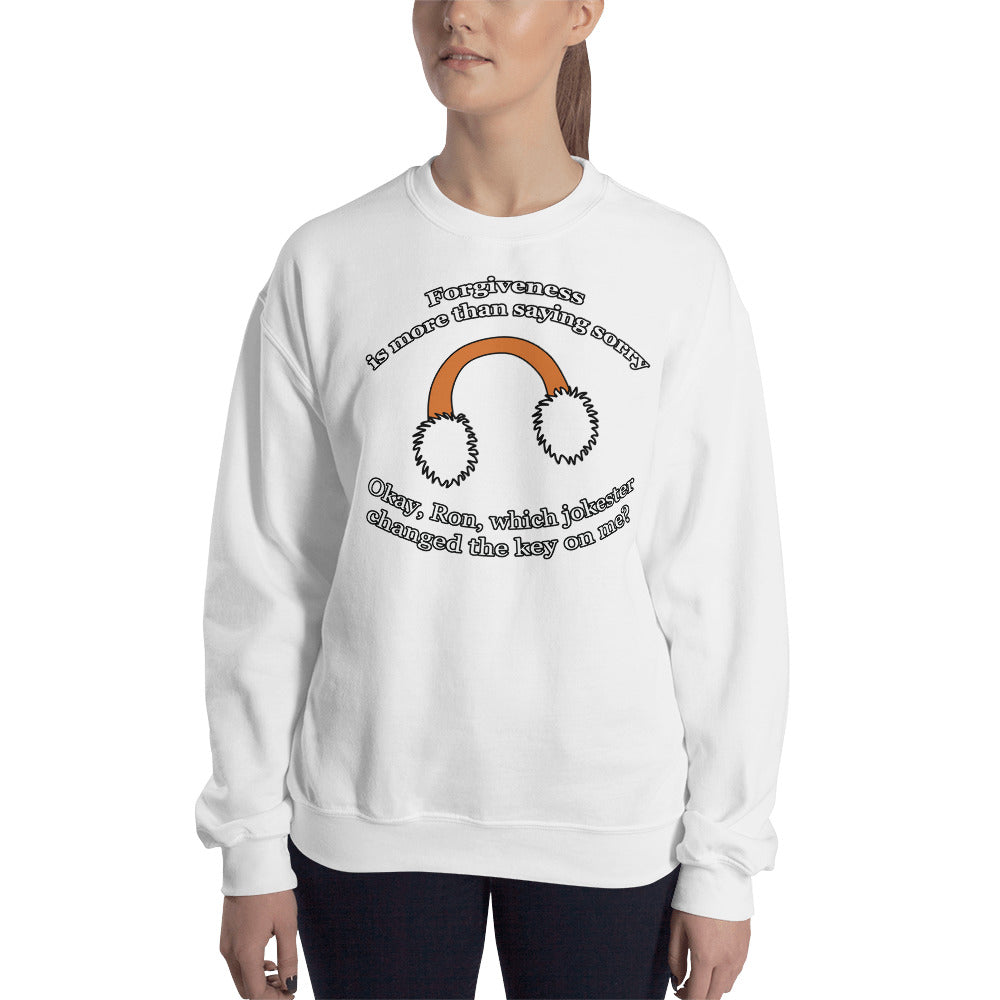 Custom Forgiveness Is More Than Saying Sorry Just Friends Samantha James Retro Graphic Unisex Sweatshirt