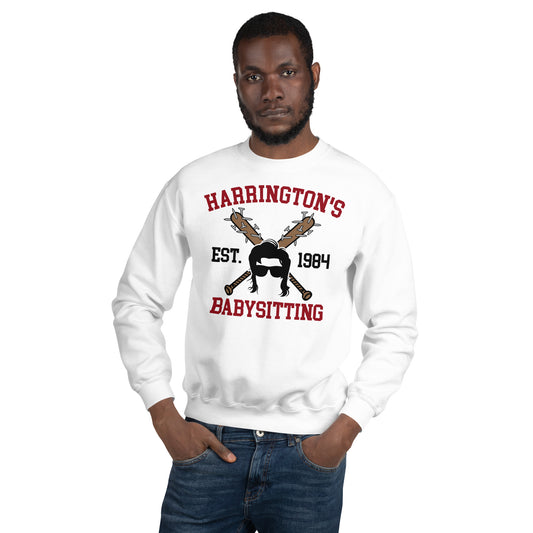 Custom Harrington's Babysitting 1984 Retro Graphic Unisex Sweatshirt